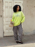 DAXUEN Oversized long sleeve t-shirt with graphic design