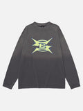 DAXUEN Oversized long sleeve t-shirt with graphic design