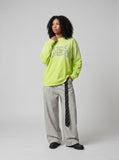 DAXUEN Oversized long sleeve t-shirt with graphic design — model photo