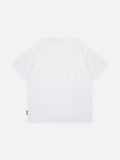 DAXUEN Gradient graphic T-shirt with dog head design
