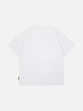 DAXUEN Gradient graphic T-shirt with dog head design