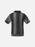 DAXUEN Short-sleeved gradient knit polo shirt