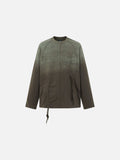 DAXUEN gradient olive green long-sleeve top with drawstrings