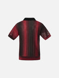 DAXUEN Gradient stripe short sleeve knit top
