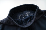 DAXUEN heather grey gradient flag patch wide-leg sweatpants