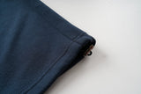 DAXUEN heather grey gradient flag patch wide-leg sweatpants