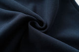 DAXUEN heather grey gradient flag patch wide-leg sweatpants