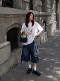 DAXUEN Oversized T-shirt with graffiti print