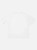 DAXUEN Oversized short-sleeve T-shirt with graphic and embroidery