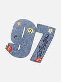 DAXUEN Oversized short-sleeve T-shirt with graphic and embroidery