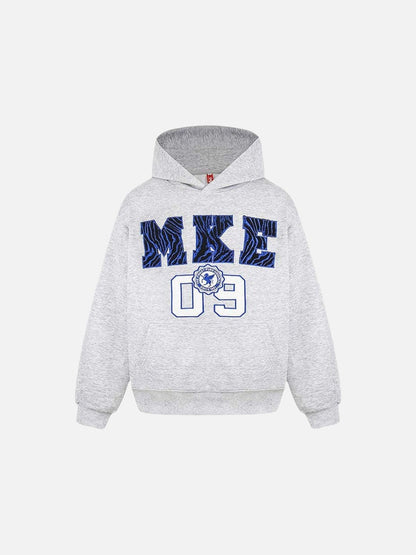 DAXUEN Pullover hoodie with graphic text and kangaroo pocket