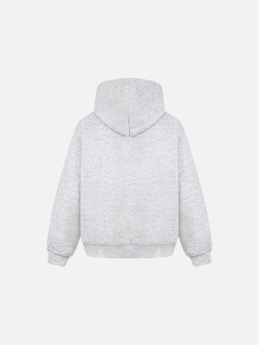 DAXUEN Pullover hoodie with graphic text and kangaroo pocket