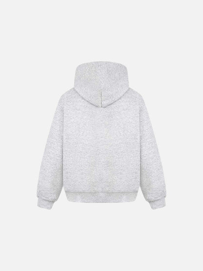 DAXUEN Pullover hoodie with graphic text and kangaroo pocket