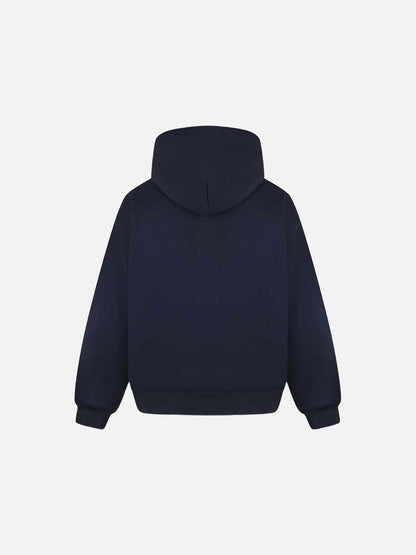 DAXUEN Pullover hoodie with graphic text and kangaroo pocket