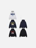 DAXUEN Pullover hoodie with graphic text and kangaroo pocket