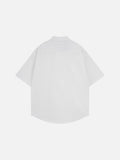DAXUEN Short-sleeved button-up shirt with graphic print