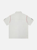 DAXUEN Short-sleeved button-up shirt with graphic prints