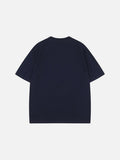 DAXUEN Flecked fabric t-shirt with embroidered graphic