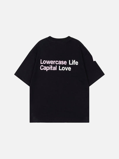 DAXUEN Relaxed fit short-sleeved graphic T-shirt
