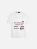 DAXUEN Short-sleeve Henley T-shirt with graphic design