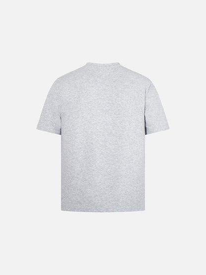 DAXUEN Short-sleeve Henley T-shirt with graphic design