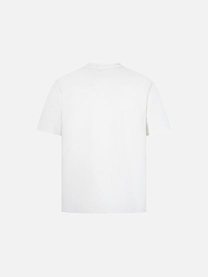DAXUEN Short-sleeve Henley T-shirt with graphic design