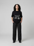DAXUEN Short-sleeve Henley T-shirt with graphic design — model photo