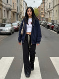 Graphic Oversized T-Shirt with Wide-Leg Pants