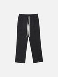 DAXUEN Black oversized graphic T-shirt and wide-leg pants