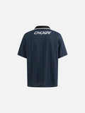 DAXUEN Graphic polo shirt with oversized fit and logos