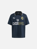 DAXUEN Graphic polo shirt with oversized fit and logos