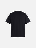 DAXUEN Black short-sleeved graphic t-shirt
