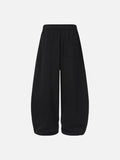 DAXUEN Graphic print wide leg sweatpants in black and white