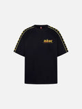 DAXUEN Graphic raglan crew neck t-shirt with text prints