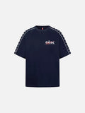 DAXUEN Graphic raglan crew neck t-shirt with text prints