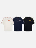 DAXUEN Graphic raglan crew neck t-shirt with text prints