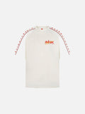 DAXUEN Graphic raglan crew neck t-shirt with text prints