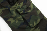 DAXUEN green and black camouflage wide-leg cargo pants