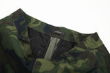 DAXUEN green and black camouflage wide-leg cargo pants