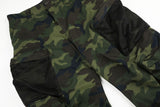DAXUEN green and black camouflage wide-leg cargo pants