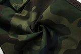 DAXUEN green and black camouflage wide-leg cargo pants