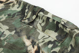 Green Camouflage and Leopard Cargo Pants