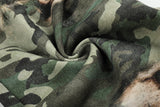 Green Camouflage and Leopard Cargo Pants