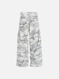 DAXUEN grey camo wide-leg cargo pants