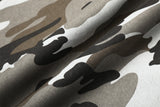 DAXUEN grey camouflage relaxed wide-leg pants