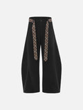 DAXUEN grey camouflage wide-leg cargo pants