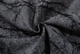 DAXUEN grey crackle wide-leg trousers