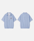 DAXUEN Relaxed-fit short-sleeved collared shirt