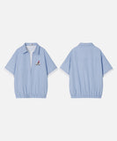 DAXUEN Relaxed-fit short-sleeved collared shirt