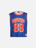 DAXUEN Oversized jersey-style graphic t-shirt
